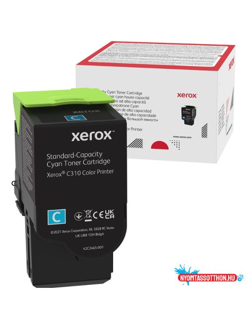 Xerox C310,C315 toner Cyan 2000 oldalra