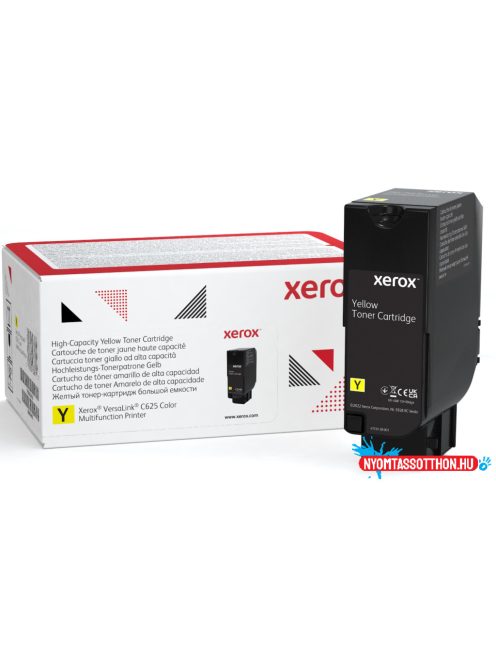 Xerox C625 toner Yellow 16.000 oldal (eredeti)
