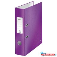 Leitz WOW karton 180° iratrendező, 80mm, lila