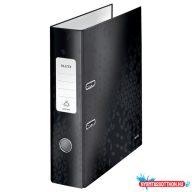 Leitz WOW karton 180° iratrendező, 80mm, fekete