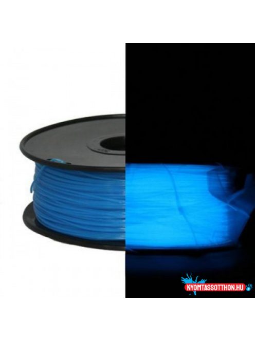 3D FILAMENT CM 1,75 mm ABS sötétben világító Glow-in-Dark kék 1000g 1kg
