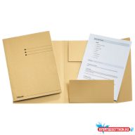   Esselte A4 3 pólyás karton irattartó mappa, kagyló, 275 g prespán karton