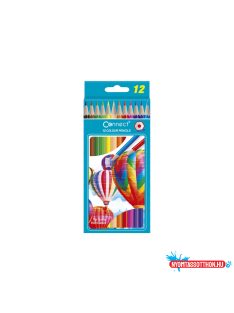 Színes ceruza készlet, hatszögletű Connect 12 klf. szín