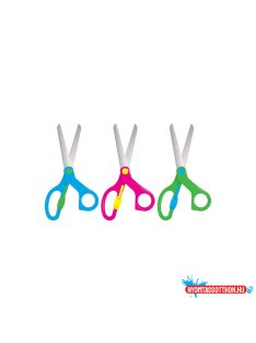   Olló 13cm, iskolai a fogón nyitás rásegítõvel, Connect,