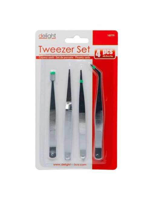 Tweezers Set 4pcs / pack / 10779 /
