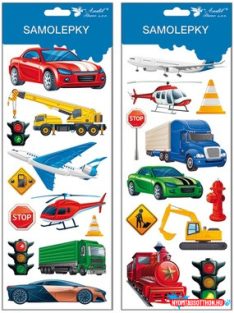 Nagy járműves matrica, 30x12 cm (különböző)