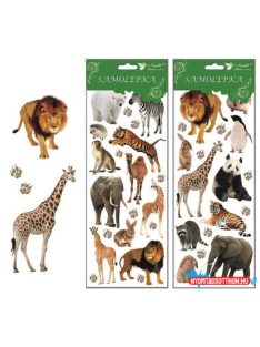 Nagy ZOO matrica, 30x12 cm (különböző)