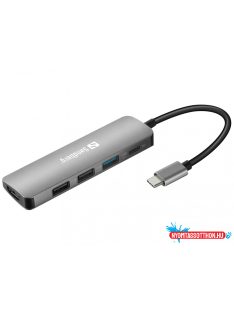 Sandberg USB-C Dock HDMI+3xUSB+PD 100W