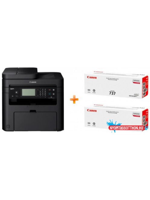 Canon i-SENSYS MF237w mono lézer multifunkciós nyomtató fekete, Bundle modell (+2db Canon CRG737 toner)