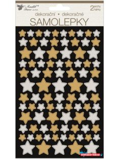 Csillagos matrica 2 ív, 14x15 cm