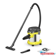   Karcher KWD 2 S V-15/4/18 száraz-nedves, acéltartályos porszívó