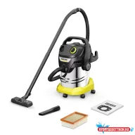  Karcher KWD 5 S V-25/5/22 (BSY) EU Száraz-nedves porszívó acél tartállyal