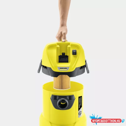 Karcher WD 3 Battery Set EU-II Száraz-nedves, akkumulátoros porszívó