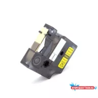   Utángyártott DYMO 18433 f.szalag 19mm x 5,5m sárga-fekete #S0718470
