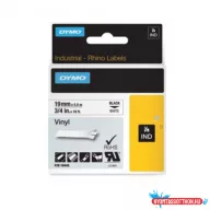 DYMO Rhino 18445 f.szalag 19mm x 5,5m /o/ fehér-fekete