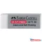 Radír FABER-CASTELL papírtokos forgács mentes 62x22x13mm fehér