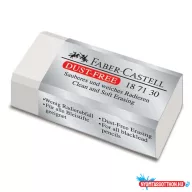   Radír FABER-CASTELL papírtokos forgács mentes 42x21x11mm fehér