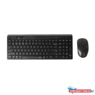   Rapoo Szett 8050T bluetooth (3.0+4.0) + 2,4Ghz vezeték nélküli billentyűzet + egér fekete