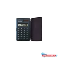   Zsebszámológép 8 digit fedeles napelemes gumírozott gombokkal A-2269 Antilop