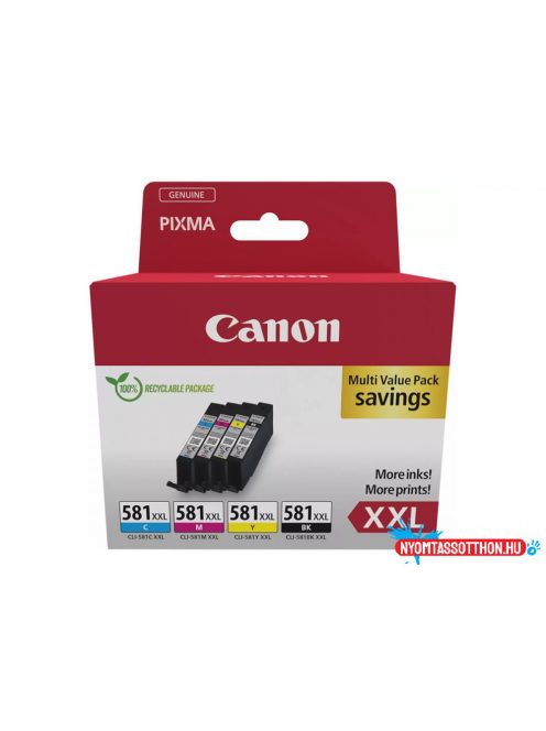 Canon CLI-581XXL Tintapatron Multipack 4x11,7 ml