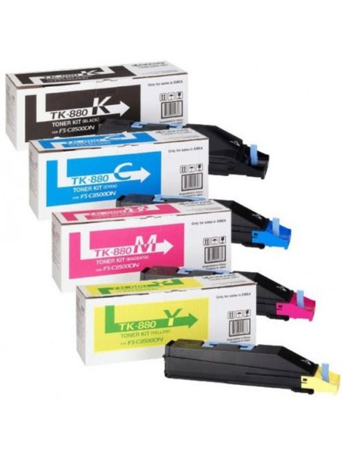 Kyocera TK880C toner, cyan (Eredeti)