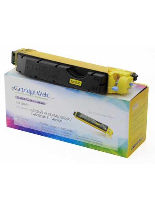 KYOCERA TK5140Y Toner Yellow with chip CartridgeWeb (For use)