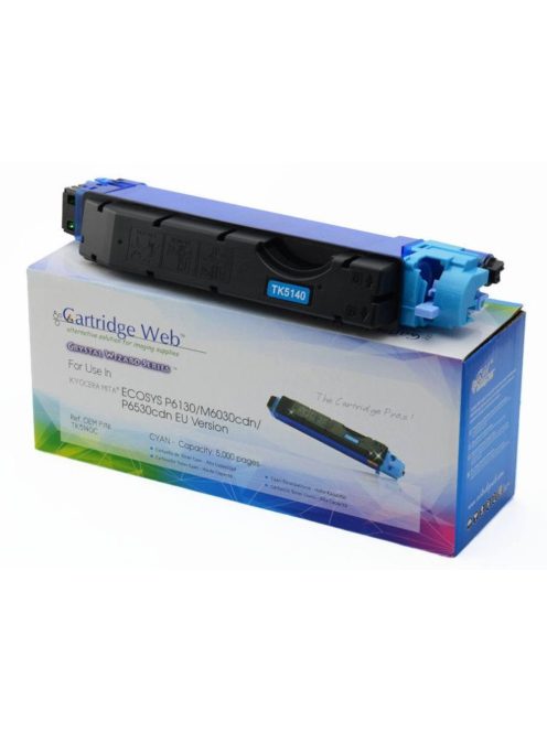 KYOCERA TK5140C Toner Cyan with chip CartridgeWeb (For use)