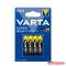 VARTA Superlife Féltartós Mikró Elem AAA B4 (4db/csomag)*