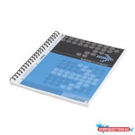   Spirálfüzet A4, 70lap vonalas perforált lyukasztott Fornax 10310