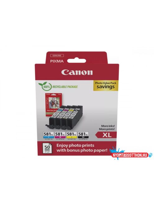 Canon CLI-581XL Tintapatron Multipack Photo 4x8,3 ml