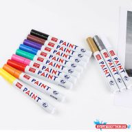 Lakkmarker 2-3mm, kerek King Garl sárga