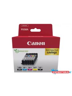   Canon PGI-580 + CLI-581 Tintapatron Multipack 1x11,2 ml + 4x5,6 ml (Eredeti)