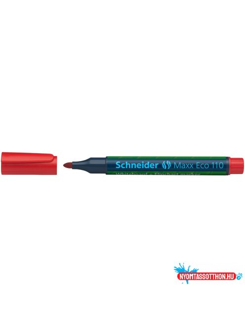 Tábla- és flipchart marker utántölthetõ 1-3mm, kúpos Schneider Maxx Eco 110 piros