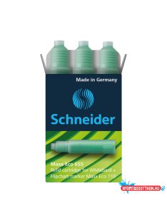   Utántöltõ patron tábla- és flipchart markerhez 3 db/csom Schneider Maxx Eco 110 zöld