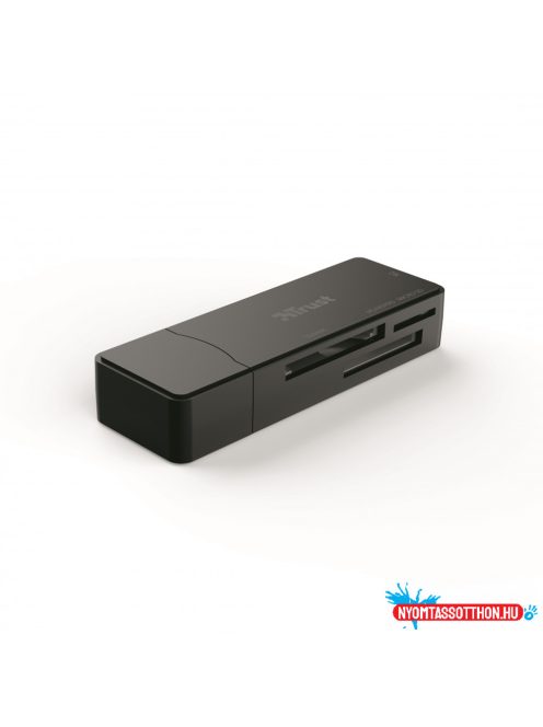 Trust Nanga Compact USB 3.2 Gen1 kártyaolvasó  fekete