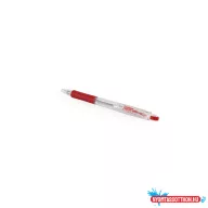   Golyóstoll 0,7mm, nyomógombos Zebra Jimnie, írásszín piros