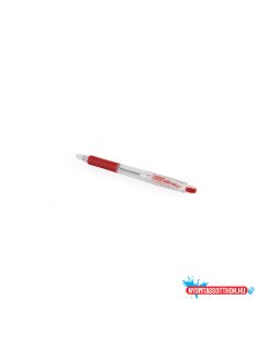   Golyóstoll 0,7mm, nyomógombos Zebra Jimnie, írásszín piros