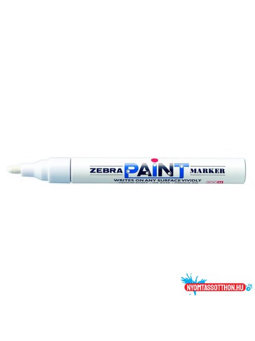 Lakkmarker olajbázisú Zebra fehér