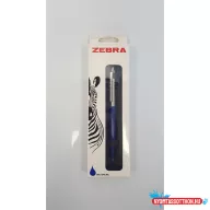   Golyóstoll nyomógombos 0,7mm, dobozban kék test, Zebra 901, írásszín kék