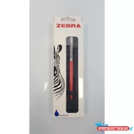   Golyóstoll nyomógombos 0,7mm, dobozban lazac test, Zebra 901, írásszín kék