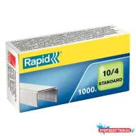 Rapid 10/4 STANDARD tűzőkapocs, horganyzott, 1000db/doboz