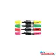 Szövegkiemelõ 2-5mm, hengeres test Stabilo Luminator zöld