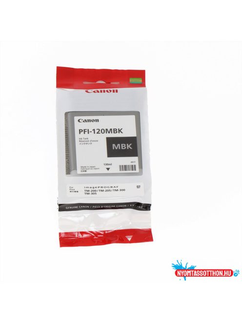 Canon PFI120 Matt Black tintapatron (Eredeti)