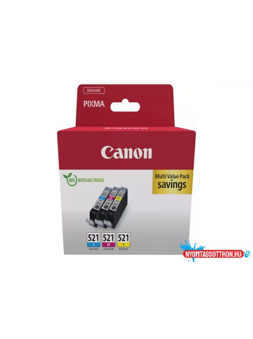 Canon CLI-521 Tintapatron Multipack 3x9 ml (Eredeti)