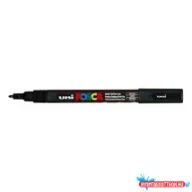 UNI POSCA PC-3M FEKETE  (24)