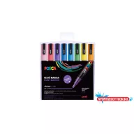 UNI POSCA PC-3ML CSILLÁMLÓ 8 DB-OS KÉSZLET