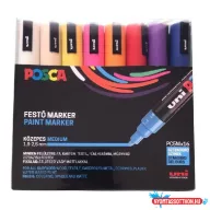UNI POSCA PC5M 16 DARABOS KÉSZLET