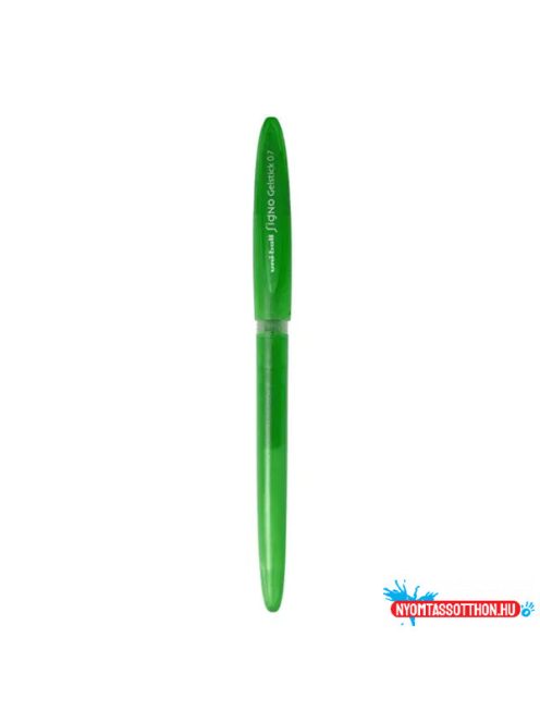 Zselés toll 0,7mm kupakos UM-170 Uni Signo Gelstick, írásszín zöld