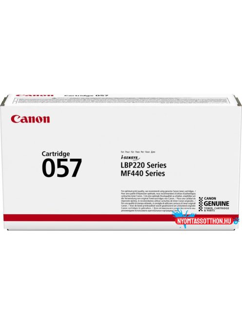 Canon CRG057 Toner Black 3.100 oldal kapacitás (eredeti)