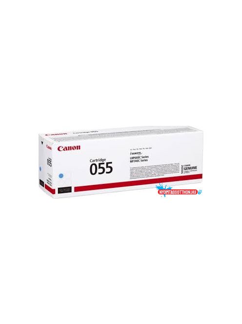 Canon CRG055 Toner Cyan 2.100 oldal kapacitás (eredeti)